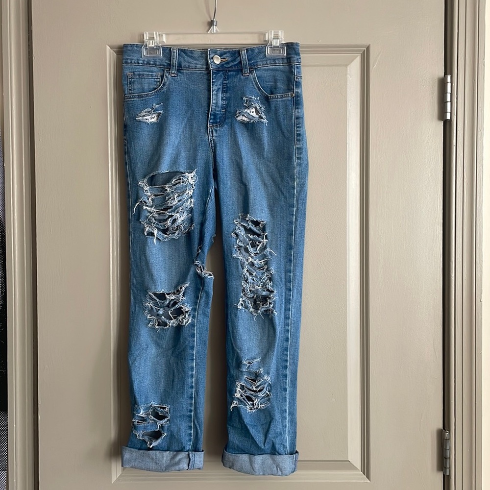DIY Ripped Jeans